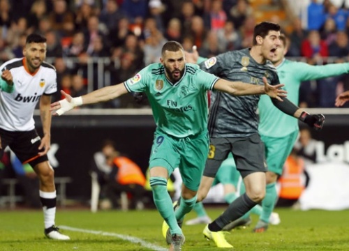 Benzema giải cứu Real ở thánh địa Mestalla