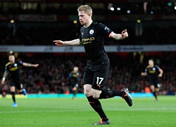 Chấm điểm Arsenal - Man City: Show diễn của De Bruyne