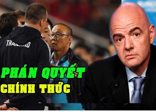 FIFA ra phán quyết sau cùng về vụ trợ lý Thái Lan khiêu khích thầy Park