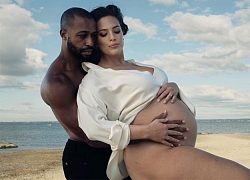 'Mẫu béo' Ashley Graham tăng 23 kg khi mang bầu