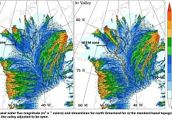 Sông Đen dài 1000 dặm chảy dưới vịnh Greenland