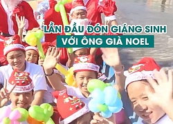 Trẻ em miệt thứ lần đầu tiên đón Giáng sinh cùng ông già Noel