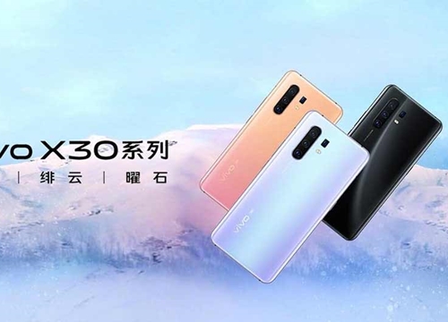 Vivo X30 được công bố: Chip Samsung Exynos 980, camera zoom 60X