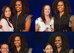 Cựu đệ nhất phu nhân Mỹ Michelle Obama diện thiết kế thanh lịch của Công Trí