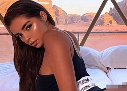 Demi Rose hiếm hoi mặc nội y kín đáo, khoe 'siêu vòng ba' trứ danh