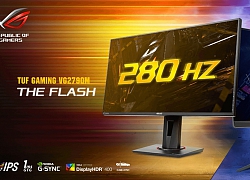 Màn hình 280Hz đầu tiên trên thế giới bất ngờ xuất hiện: IPS, G-Sync, HDR400, giá khoảng 12 triệu