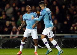 Sterling lập cú đúp, Man City vào bán kết Carabao Cup