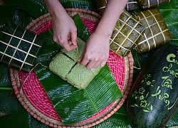 9x bày cách làm bánh chưng chay xanh mướt cực ngon nhờ ướp gạo với loại nước rau đặc biệt