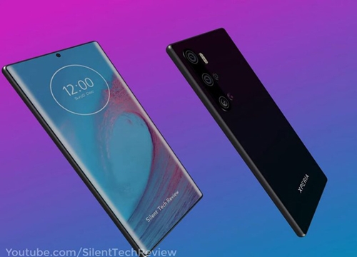 Mời chiêm ngưỡng concept Sony Xperia 6 5G (2020) màn hình cong cực đẹp và cuốn hút, nhìn là yêu ngay!!!