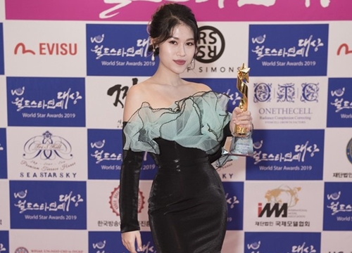 Ngọc Thanh Tâm vinh dự sang Hàn Quốc nhận giải thưởng World Star Awards 2019