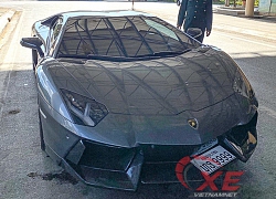 Phát đạt ở Lào, đại gia Việt mang siêu xe Lamborghini Aventador về quê ăn Tết