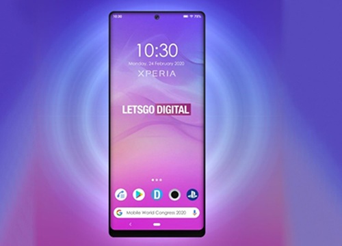 Sony sắp ra smartphone màn hình 'đục lỗ'