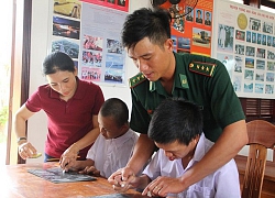 Lớp học tình thương tại Đồn Biên phòng Bình Minh: Nơi chắp cánh cho các trẻ em khuyết tật