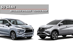 MPV chạy dịch vụ, chọn Mitsubishi Xpander hay Toyota Rush?