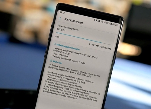 Samsung Galaxy Note 9 nhận bản cập nhật Android 10 beta thứ năm với danh sách sửa lỗi ngắn, người dùng sẽ sớm nhận được bản cập nhật ổn định