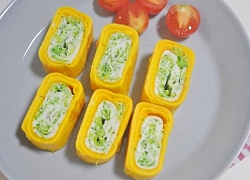 Công thức cho món trứng cuộn súp lơ thơm ngon, lạ miệng