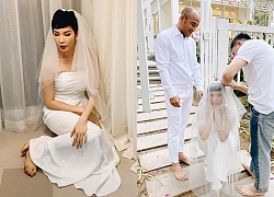 Hé lộ loạt ảnh hậu trường đám cưới vừa xinh đẹp, vừa "lầy lội" của Xuân Lan và ông xã Việt kiều Mỹ
