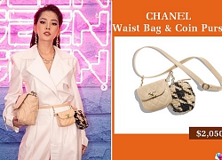 Không may túi ba gang, Chi Pu một mình mang ba túi chứng tỏ đẳng cấp "quý cô hàng hiệu"