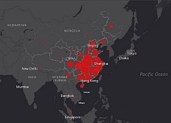 Bản đồ thời gian thực theo dõi dịch viêm phổi Vũ Hán