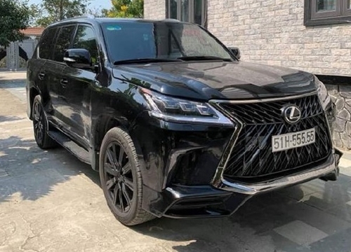 Cận cảnh Lexus LX570 tiền tỷ, biển 'ngũ quý 5' tại Sài Gòn