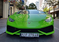 Thiếu gia Phan Hoàng 'cưỡi siêu bò' Lamborghini Huracan chơi Tết