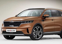 Hình ảnh thực tế của chiếc Kia Sorento 2021