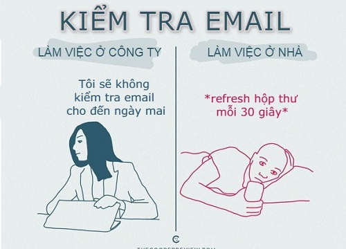 So sánh thú vị giữa làm việc trên công ty và ở nhà chỉ ra chân lý: Trong chán ngoài thèm chứ chẳng ở đâu hoàn hảo!