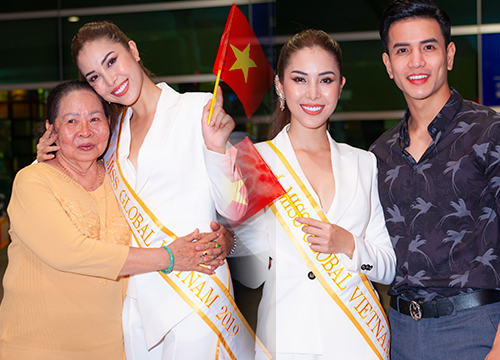 Dàn trai đẹp cùng gia đình tiễn Keva Nguyễn (Mỹ Duyên) lên đường đi thi Miss Global