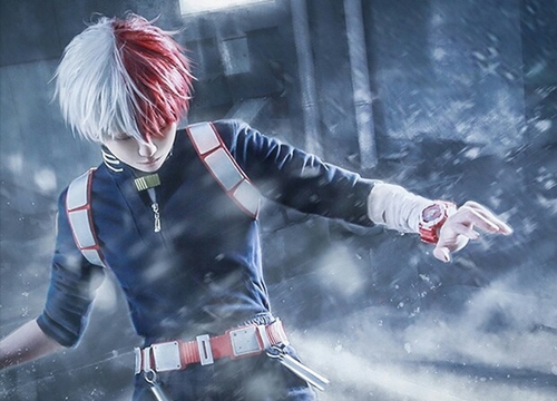 Mê mẩn khi ngắm loạt ảnh cosplay siêu thực anh chàng Lửa - Băng trong My Hero Academia