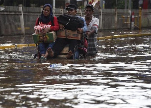 Mưa lũ hoành hành Indonesia