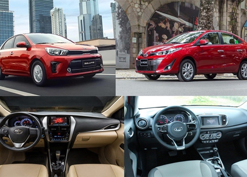 Sedan hạng B chạy taxi: Chọn Kia Soluto AT hay Toyota Vios 1.5E CVT?