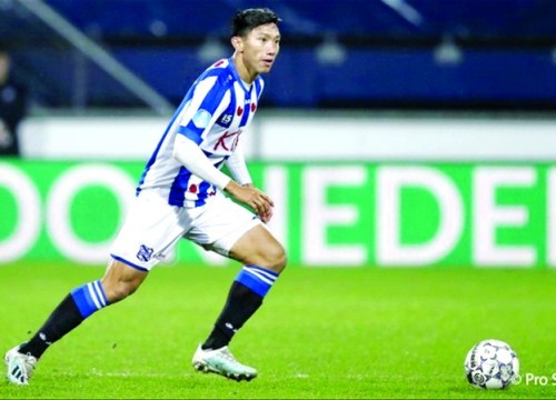 Văn Hậu có nhiều cơ hội ra sân tại SC Heerenveen