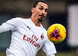 Zlatan ghi bàn ngay trận đầu trở lại khoác áo Milan