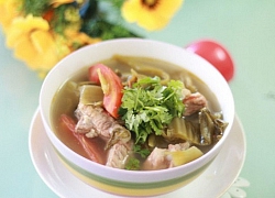 Công thức canh dưa nấu sườn thơm ngon