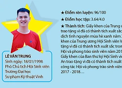 [Infographics] 3 sinh viên Nghệ An đạt giải thưởng Sao tháng Giêng cấp Trung ương