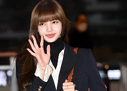 Lisa Black Pink kín bưng ra sân bay nhưng sương sương giá gần cả tỷ đồng