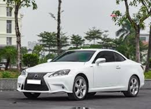 Lột xác nhờ thay đổi nhỏ, Lexus IS250C có giá bán lại 1,2 tỷ đồng sau 9 năm tuổi