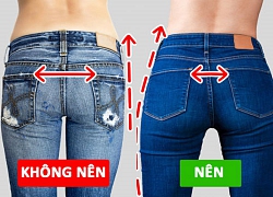 Mẹo thời trang: quần jeans có túi gần nhau giúp nâng mông hiệu quả