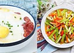 Bữa tối nhẹ bụng với 2 món làm nhanh ăn ngon