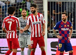 Giải 'đại hạn', Atletico Madrid thắng siêu kịch tính trước Barcelona