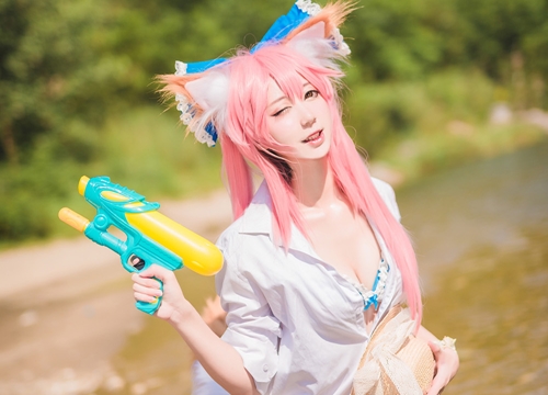 Ngắm nàng Tamamo No Mae xinh đẹp trong Fate/Extella diện bikini cực hot