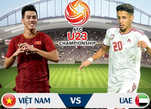 Trực tiếp bóng đá U23 Việt Nam - U23 UAE: Tam tấu Quang Hải - Tiến Linh - Đức Chinh xuất trận