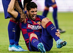 Barca sốc nặng với thời gian Suarez 'ngồi chơi xơi nước'