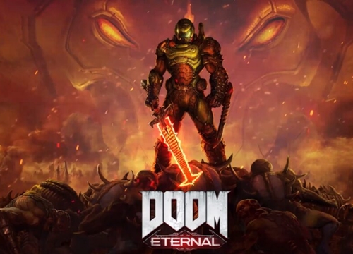 Doom Eternal tung trailer hành động đỉnh cao, xuất hiện thanh "Ỷ Thiên Kiếm" đỏ au chất lừ