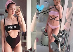 Ngọc Trinh lại khiến dân tình "đỏ mắt" khi diện bikini hở cả nửa ngực, khoe vòng 1 căng đầy "phồn thực"