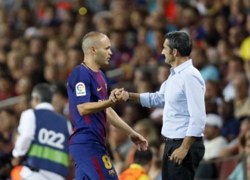 Vì Valverde, Iniesta quay lưng chỉ trích thượng tầng Barcelona