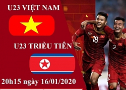 Trực tiếp U23 Việt Nam vs U23 Triều Tiên, bảng D giải U23 châu Á 2020