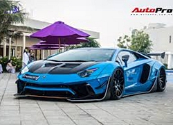 Đổi chủ, Lamborghini Aventador độ Liberty Walk bản giới hạn lên đời bộ cánh mới, tông xuyệt tông với 'người anh em' chung nhà