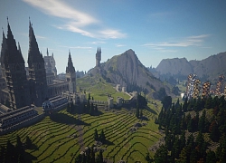 Modder dựng hẳn một game Harry Potter hoàn chỉnh bên trong Minecraft