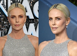 Tết đến nơi mà chưa được làm tóc, đây là cách Charlize Theron che chân tóc chưa nhuộm